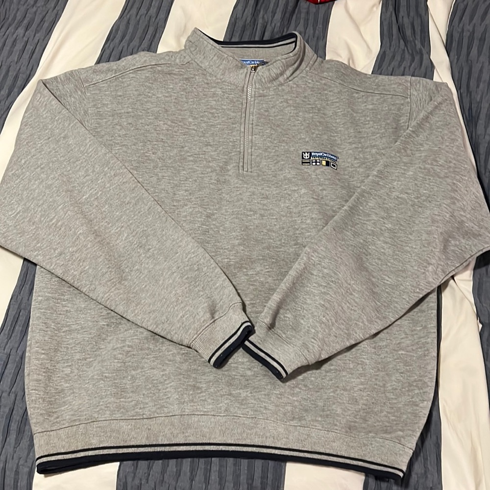 Vintage 90’s Royal Caribbean Quarter Zip Sweater